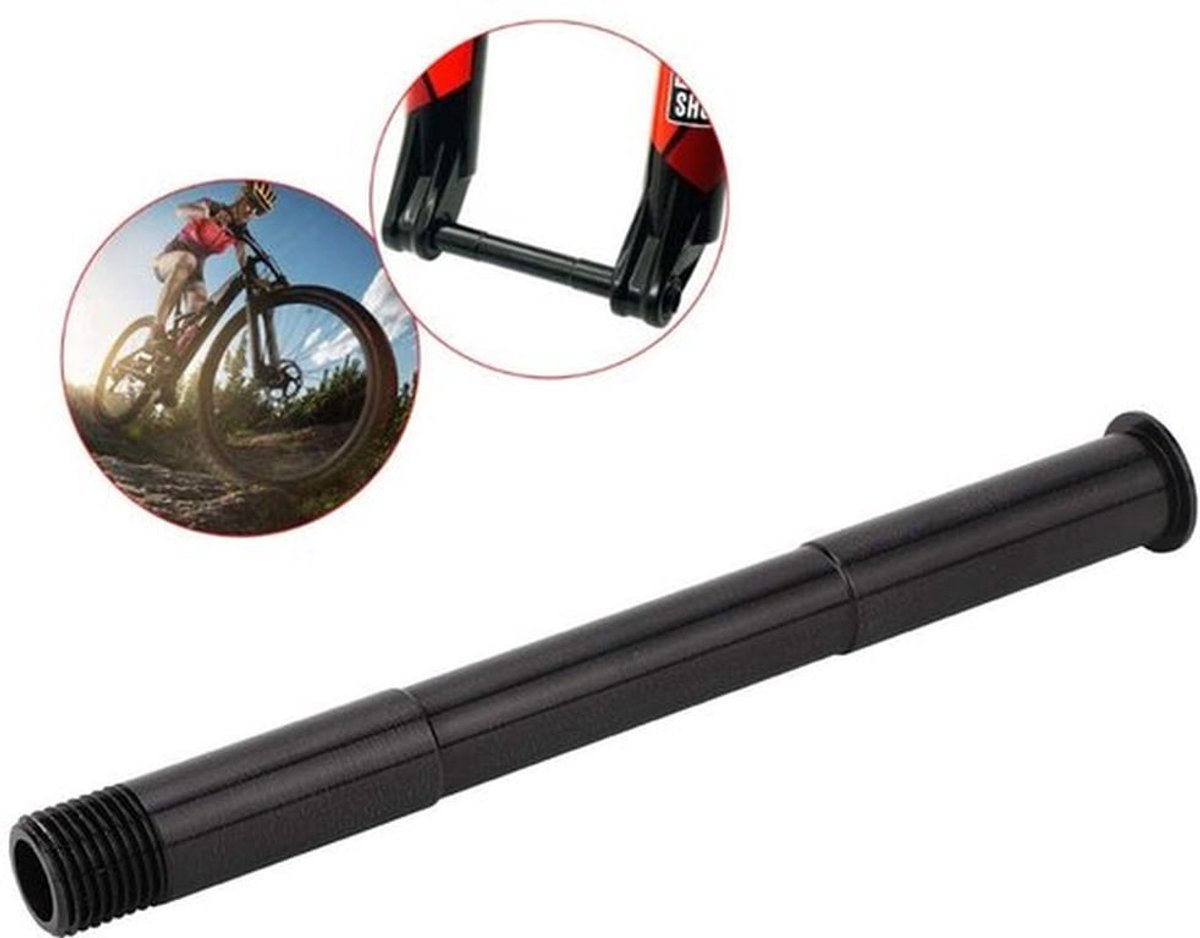 Doorlopende as - 15 x 110mm - Lichtgewicht Aluminium - Fietsaccessoires - Voor Rock Shox - Vervangingsonderdeel - Voorvork