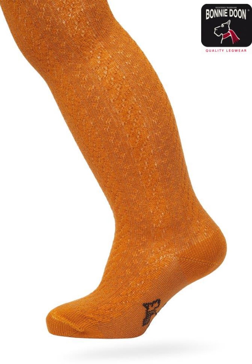 Bonnie Doon Baby Kabel Maillot Bruin/Oranje maat 68/74 - Meisjes - Kabel Patroon - Organic - Zacht Organisch Katoen - GOTS gecertificeerd - Gladde naden - Comfortabele Boord - Geen vervelende naden - Sudan Brown - BP214902.367