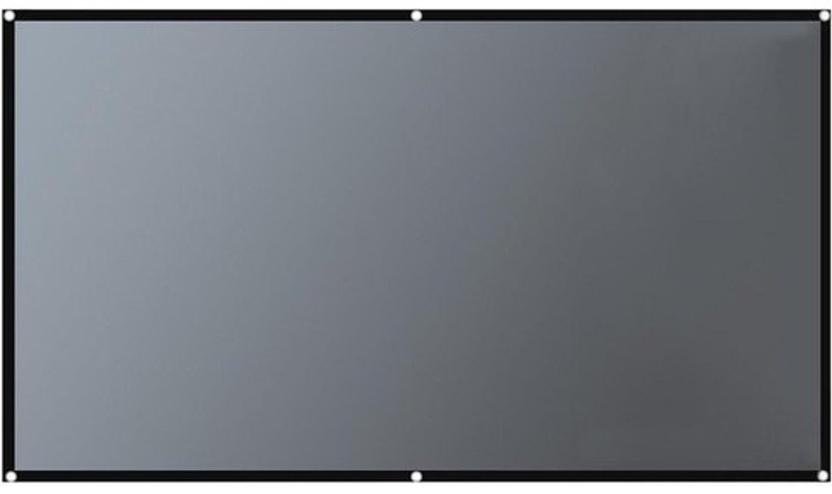 Projectiescherm - Filmscherm Beamer - Thuisbioscoop Creëren - Anti-licht Materiaal - Tot 130 Inch - Meerkleurig