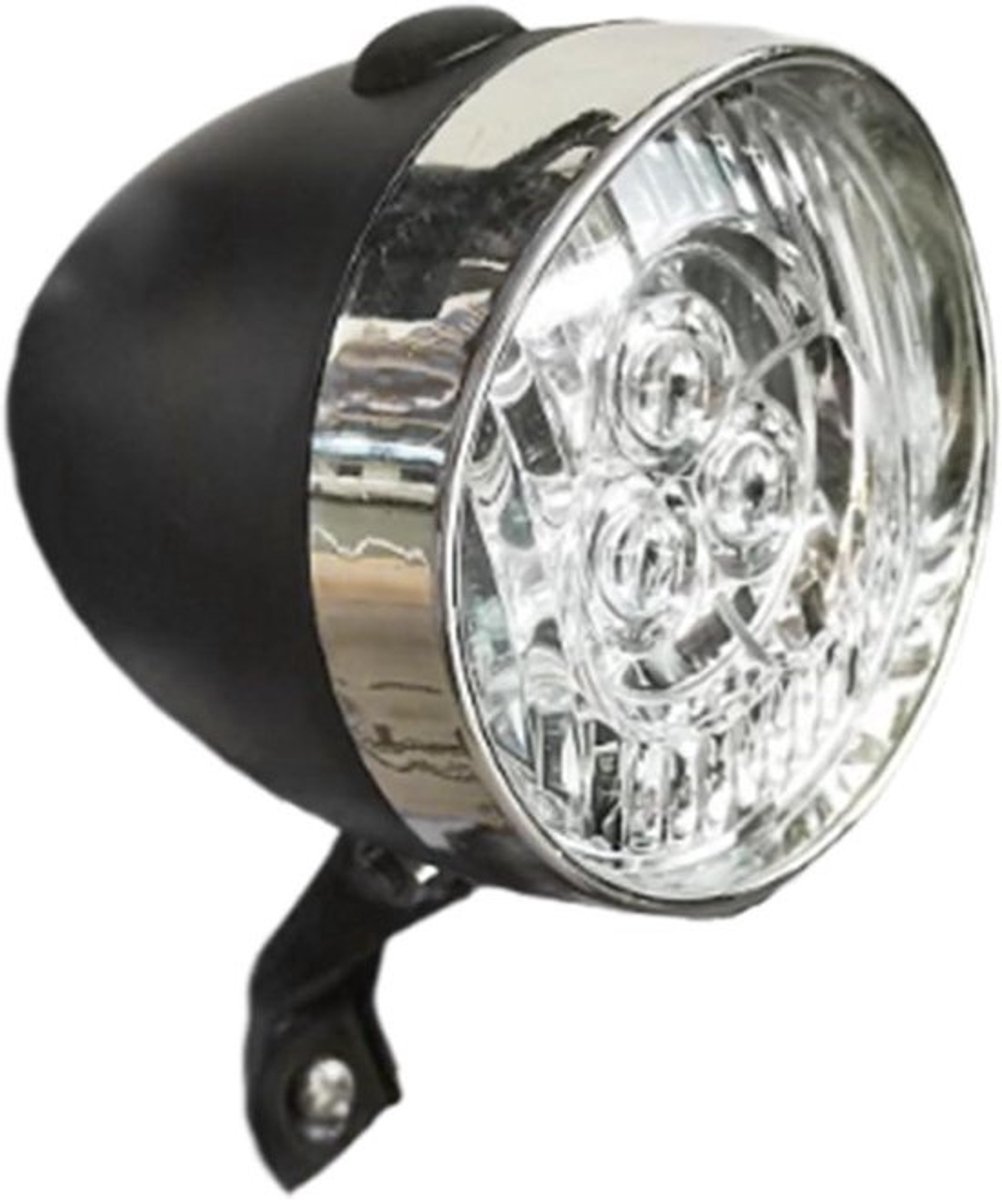Fiets voorlicht - Fietslamp koplamp - Veilig fietsen - Helder schuin licht - 30 meter zicht - Zwart