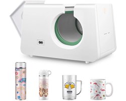 CINK & Co Mokpers voor sublimatie 10-11 oz - Mokkenpers 350 W met 3 temperatuurstanden en 2 tijdsinstellingen - 220 V