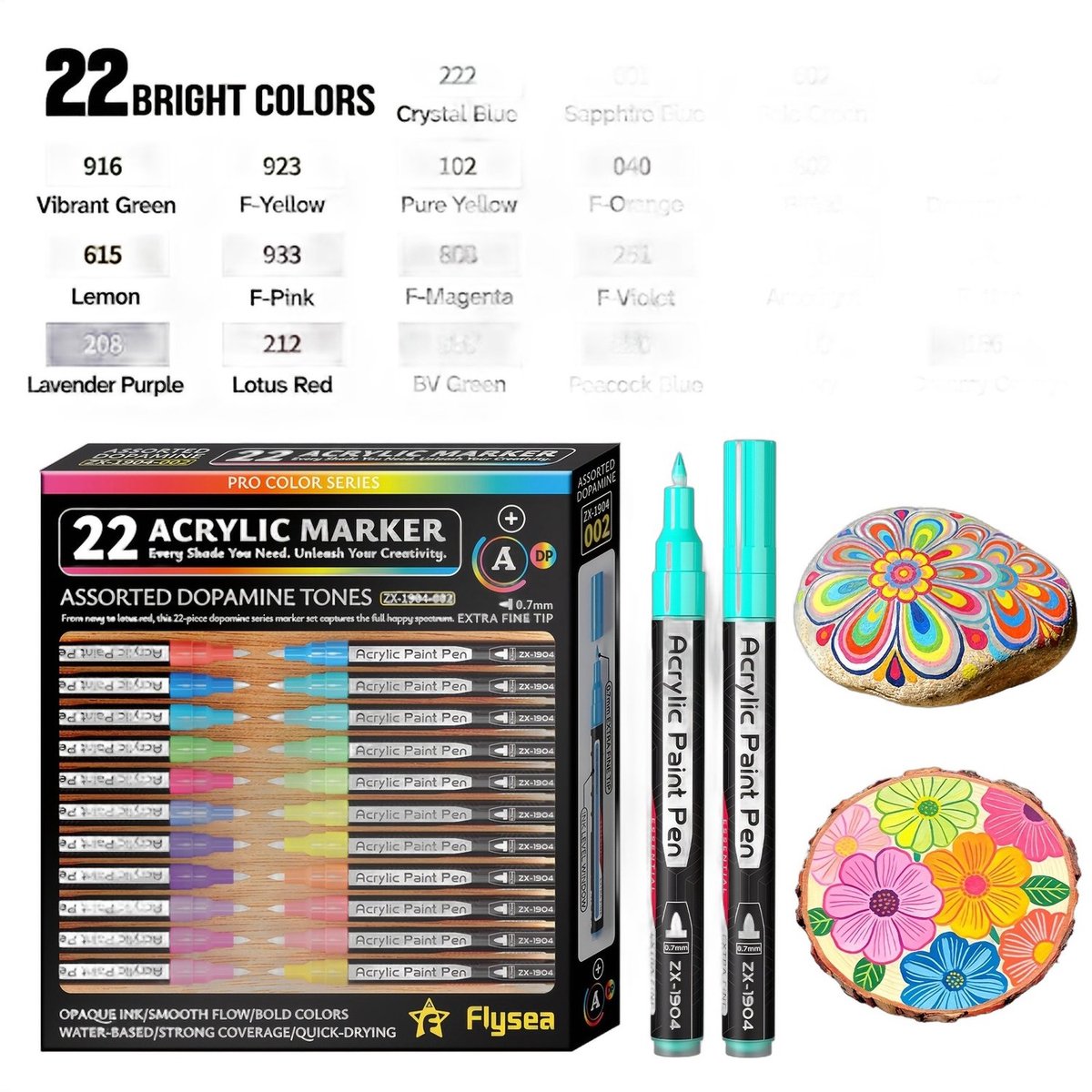 Currero Aquamarkers - Twinmarkers - Brushpennen - Stiften - Markeerstiften Op Waterbasis - Dual Tip - Tekenen En Kleuren - Mix