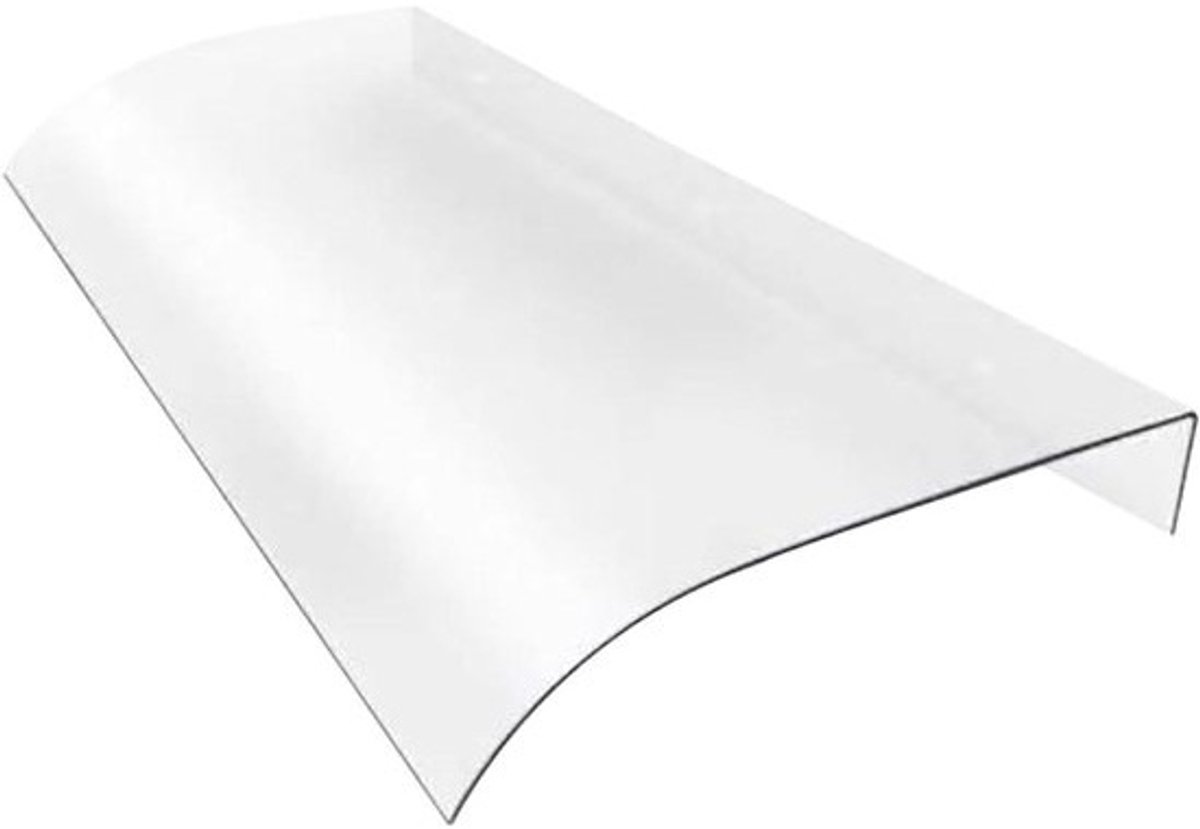 Deurluifel Polycarbonaat - Regenkap Voordeur - Bescherming Buiten - Zonder Beugel - 40x80cm - Transparant