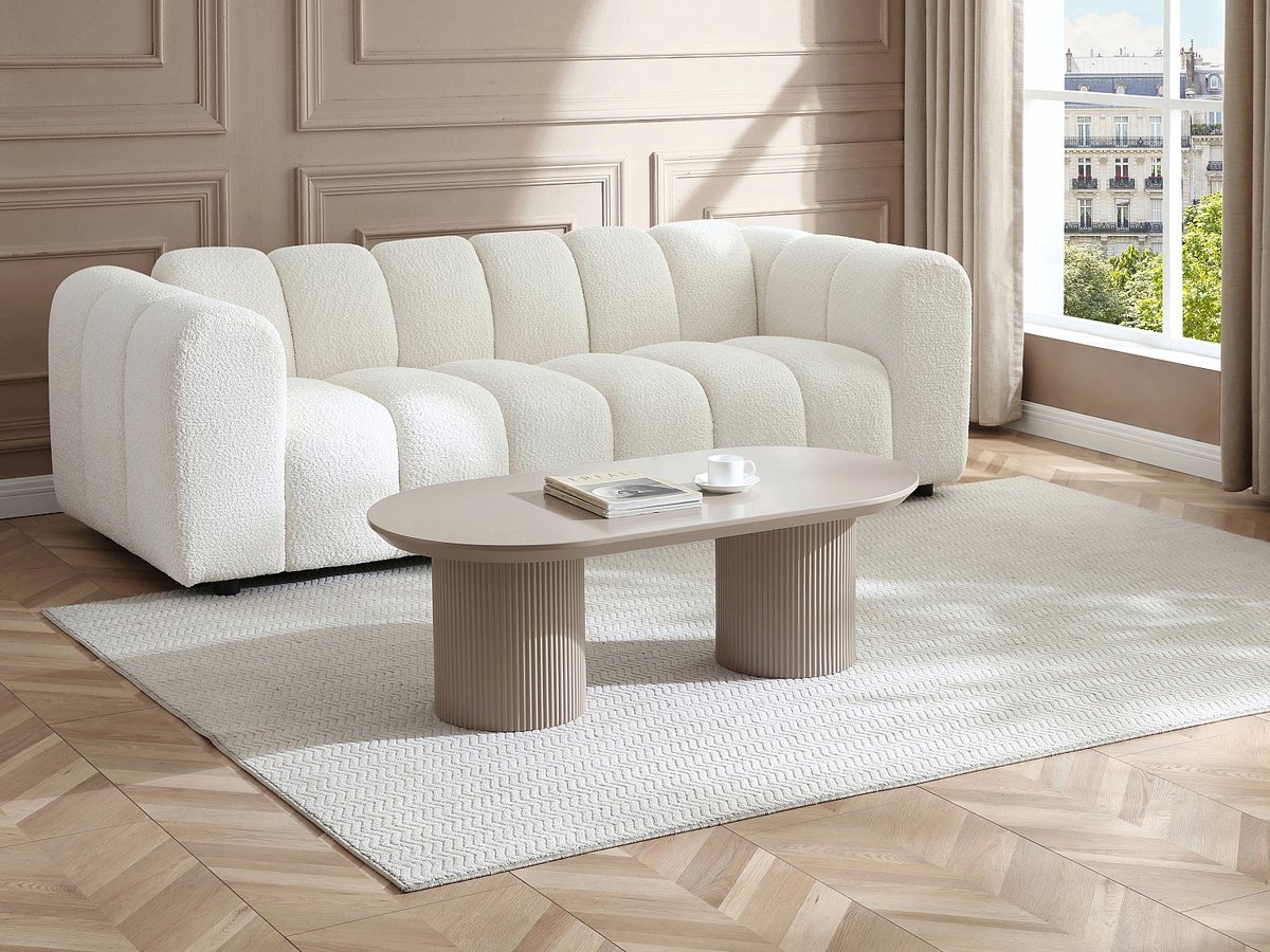 Vente-unique Salontafel in MDF - Taupe - LORIMILA