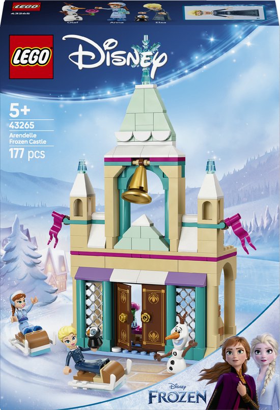 LEGO Disney 43265 bouwset met Frozen-kasteel, LEGO-cadeau-ideeën voor een kind van 8 jaar