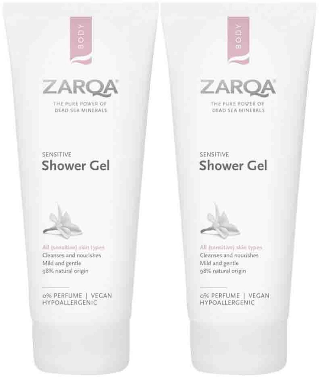 Zarqa Sensitive Douchegel - 2 x 200 ml - Voordeelverpakking