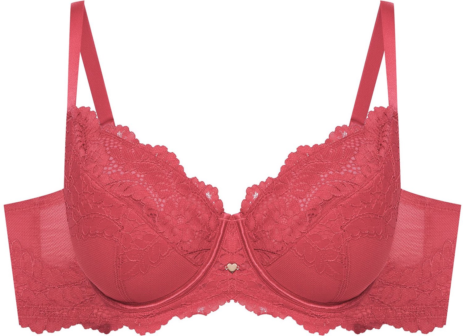 ESOTIQ Sweetheart - Beha - Halfgewatteerde cups - Felroze