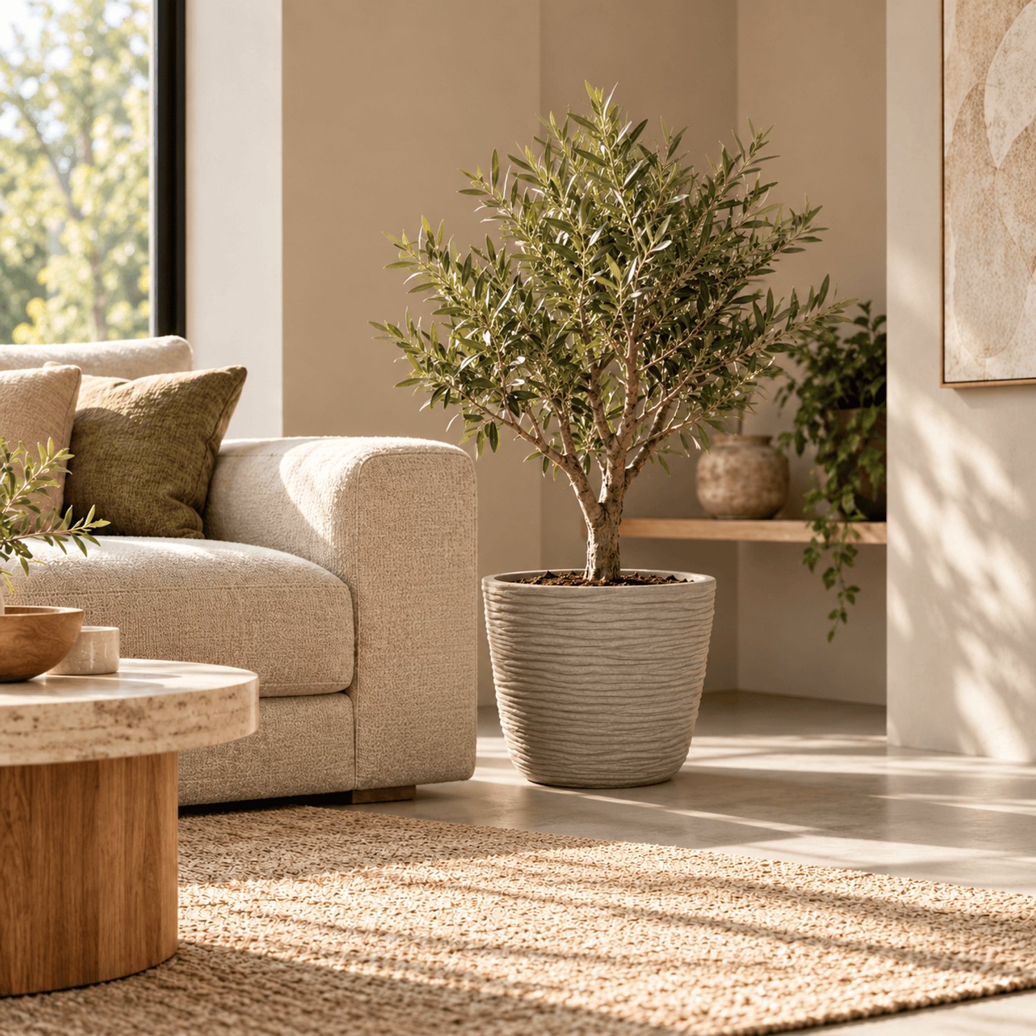 Capi Europe Pot de fleurs œuf Compresso NL - 59x52 - Brun foncé