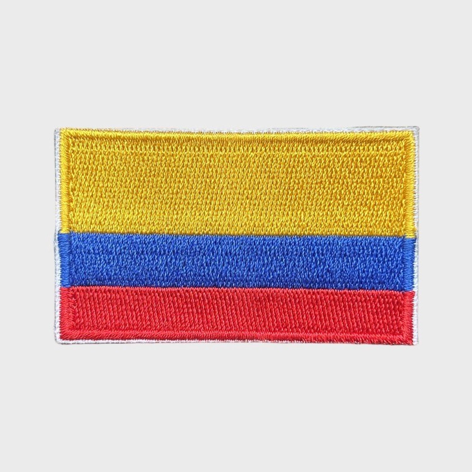 Patchy® – Colombiaanse vlag Strijk Embleem Patch 6.5 x 4 cm