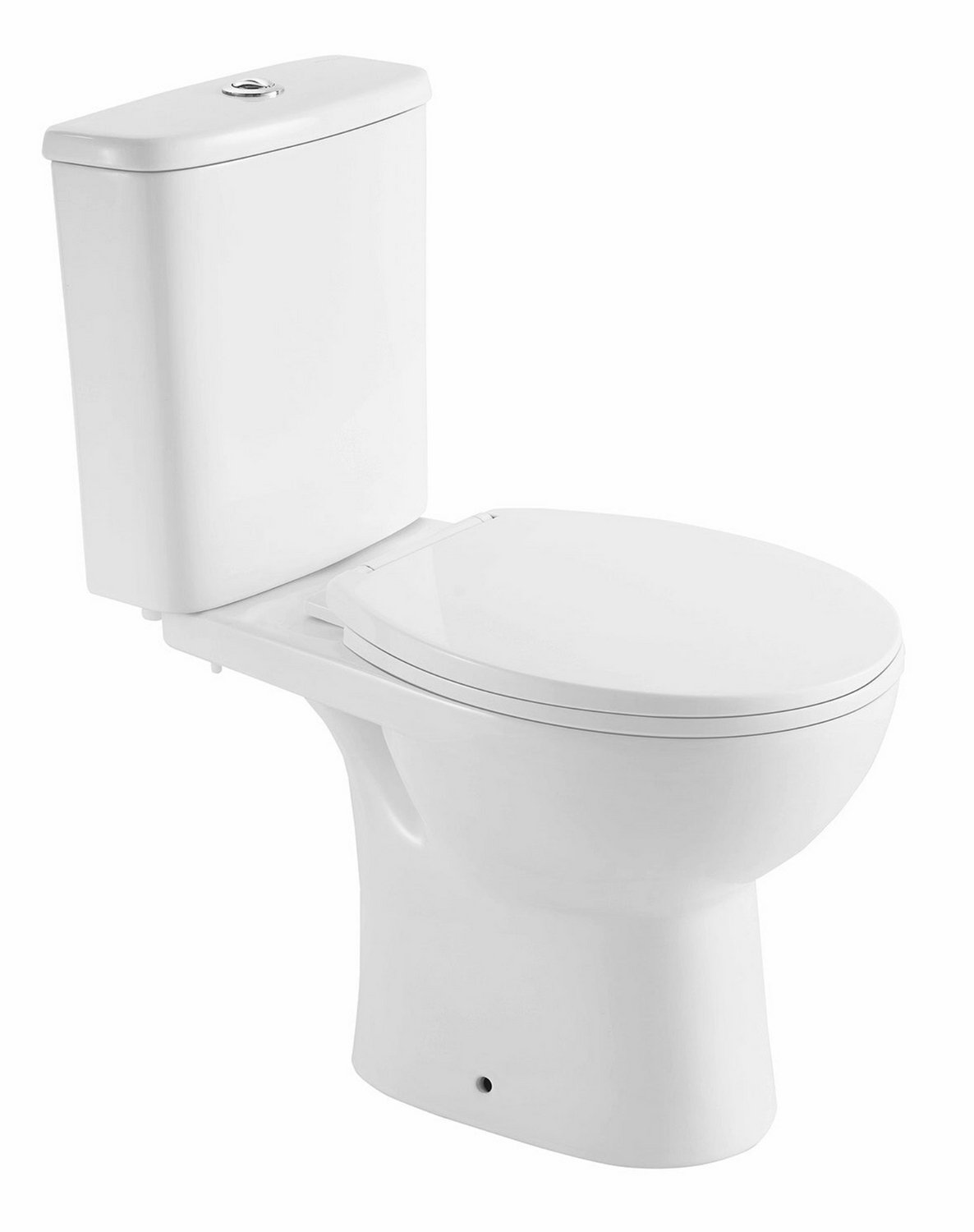 Xellanz Duoblok Toilet Rimless AO met Toiletzitting - Glans Wit