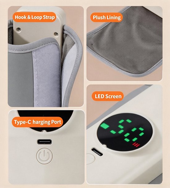 Draagbare flessenwarmer - Onmisbaar voor op reis - Snel opwarmen - Opladen via USB - Temperatuurweergave - 2000 mAh - 18 W - Verwarmt moedermelk en flesvoeding gelijkmatig - Compatibel met vrijwel alle merken flessen - Draadloze verwarming — afbeelding 5