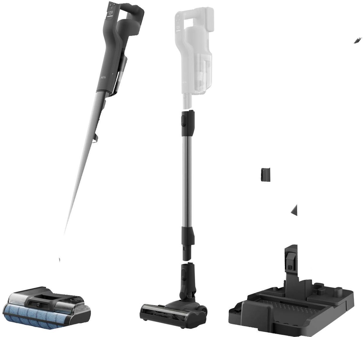 Bol.com AEG AW82U2DG Ultimate 8000 - Steelstofzuiger met dweilfunctie - Zelfreinigend en zelfdrogend aanbieding