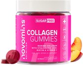 Novomins Collageen Gummies Suikervrij - 60 Gummies - Perzik