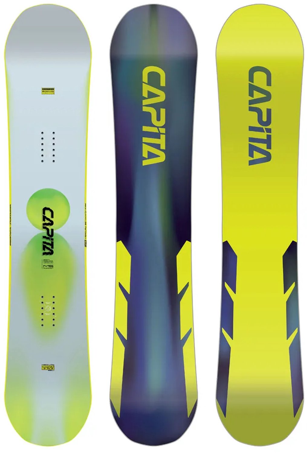Capita Mercury Wide Snowboard 158 Geel