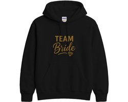 Team Bride Hoodie – TEAM BRIDE – Bruidsoutfit – Unisex Hoodie voor Dames & Heren – Leuk Cadeau voor de Bruid