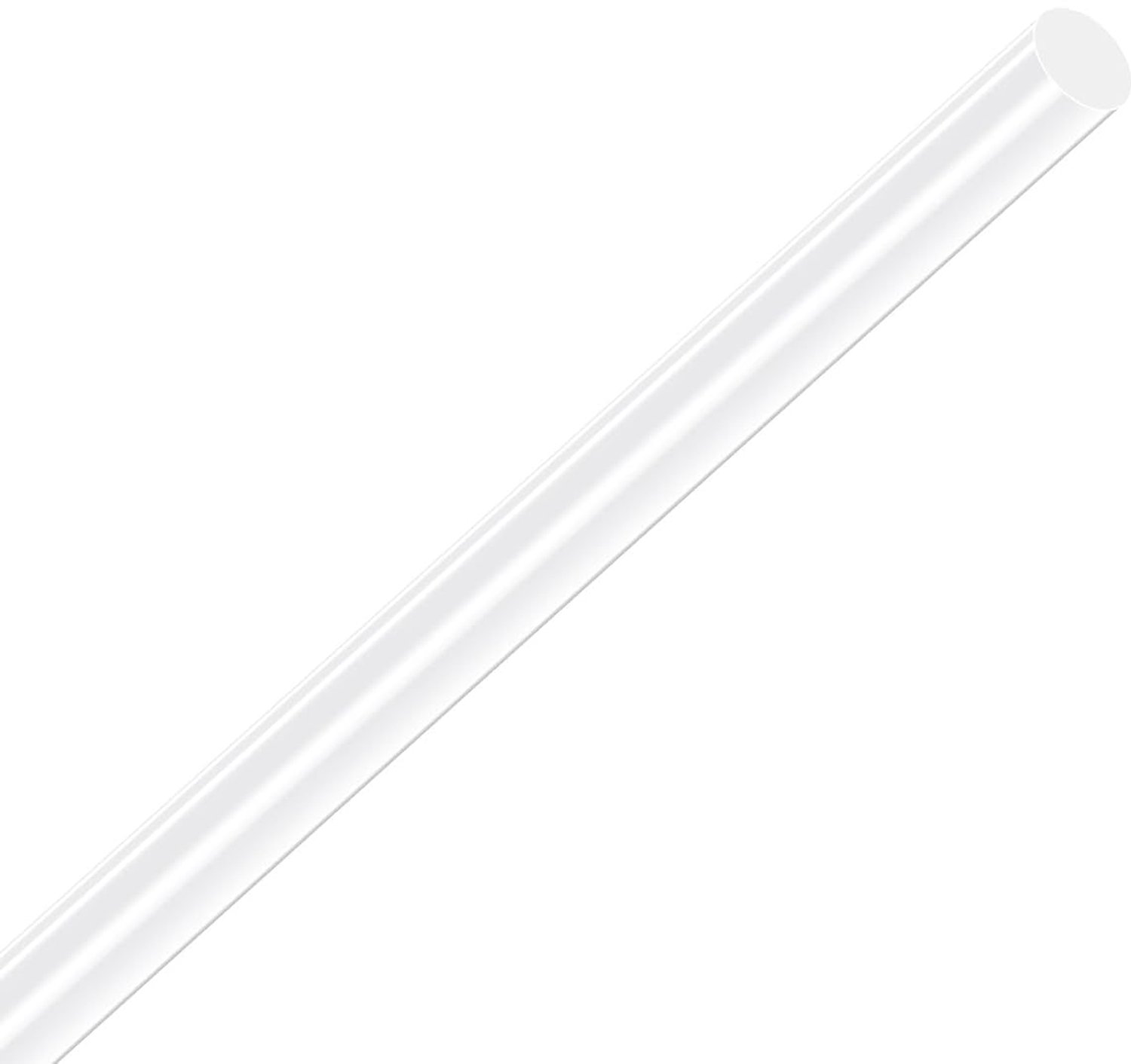 20 mm diameter, 305 mm lang, transparante PMMA-staaf voor doe-het-zelf-knutselprojecten, modelbouw en als roerstaaf (1 stuk)