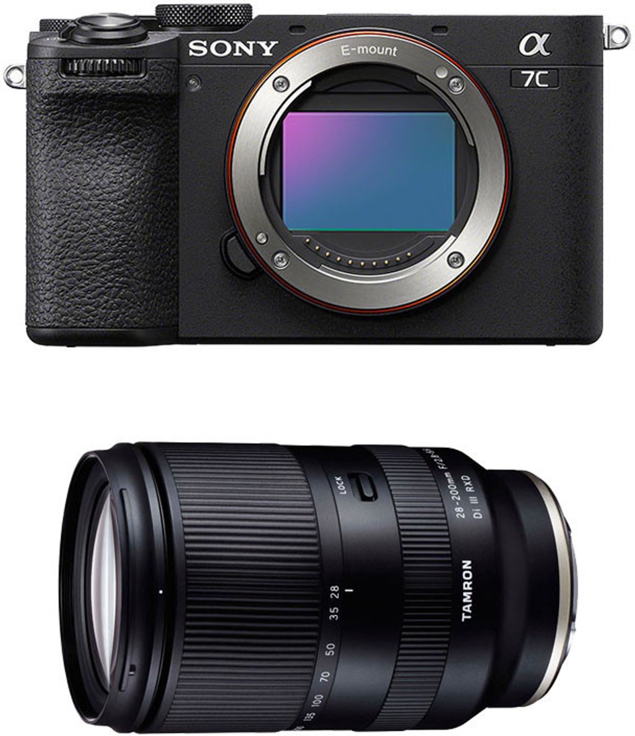 SONY ALPHA 7C II SCHWARZ + TAMRON 28-200 f/2.8-5.6 SONY FE
