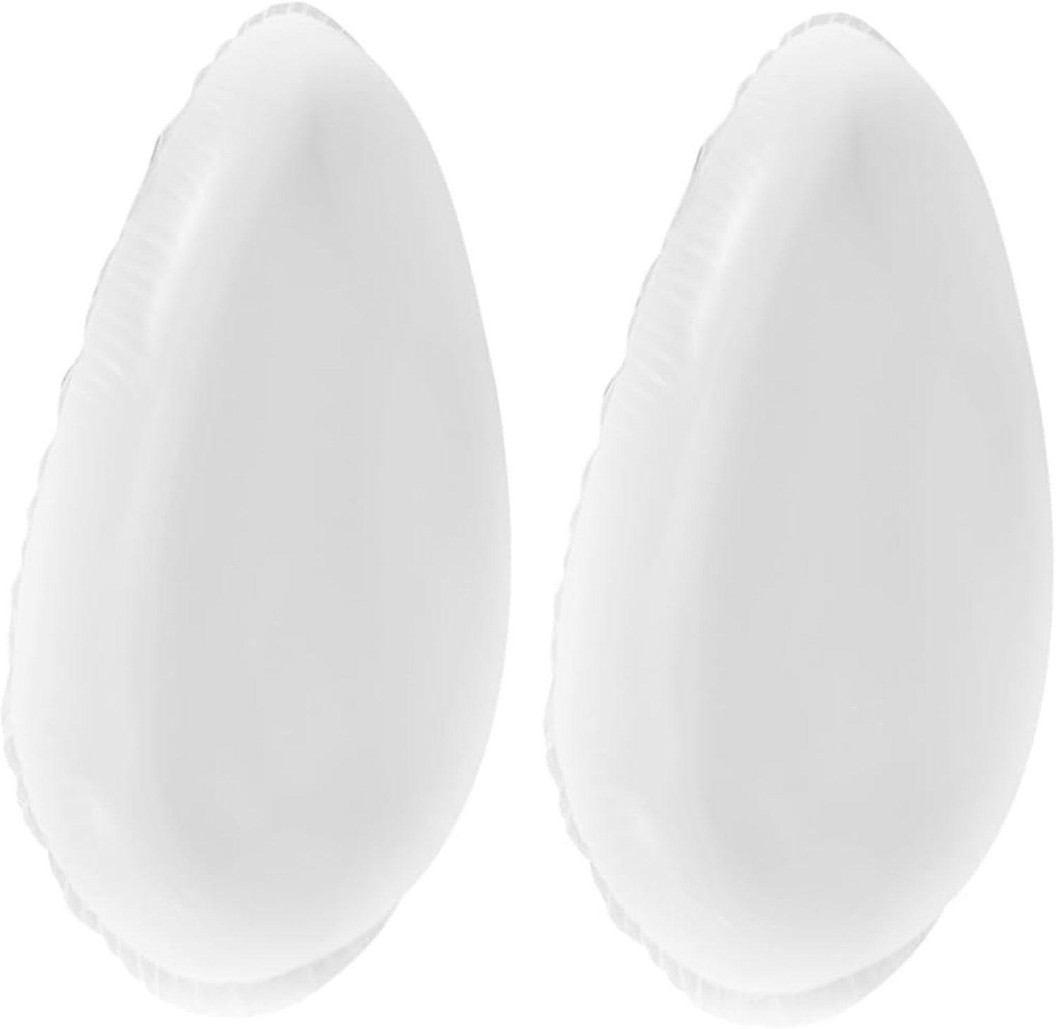 2 Stuks Siliconen Natte Poederdons Make-Up Sponzen Voor Foundation Vrouwen Beauty Foundation Puff Vloeibare Foundation Sponzen Blush Puff Transparante Siliconen + + Gel +