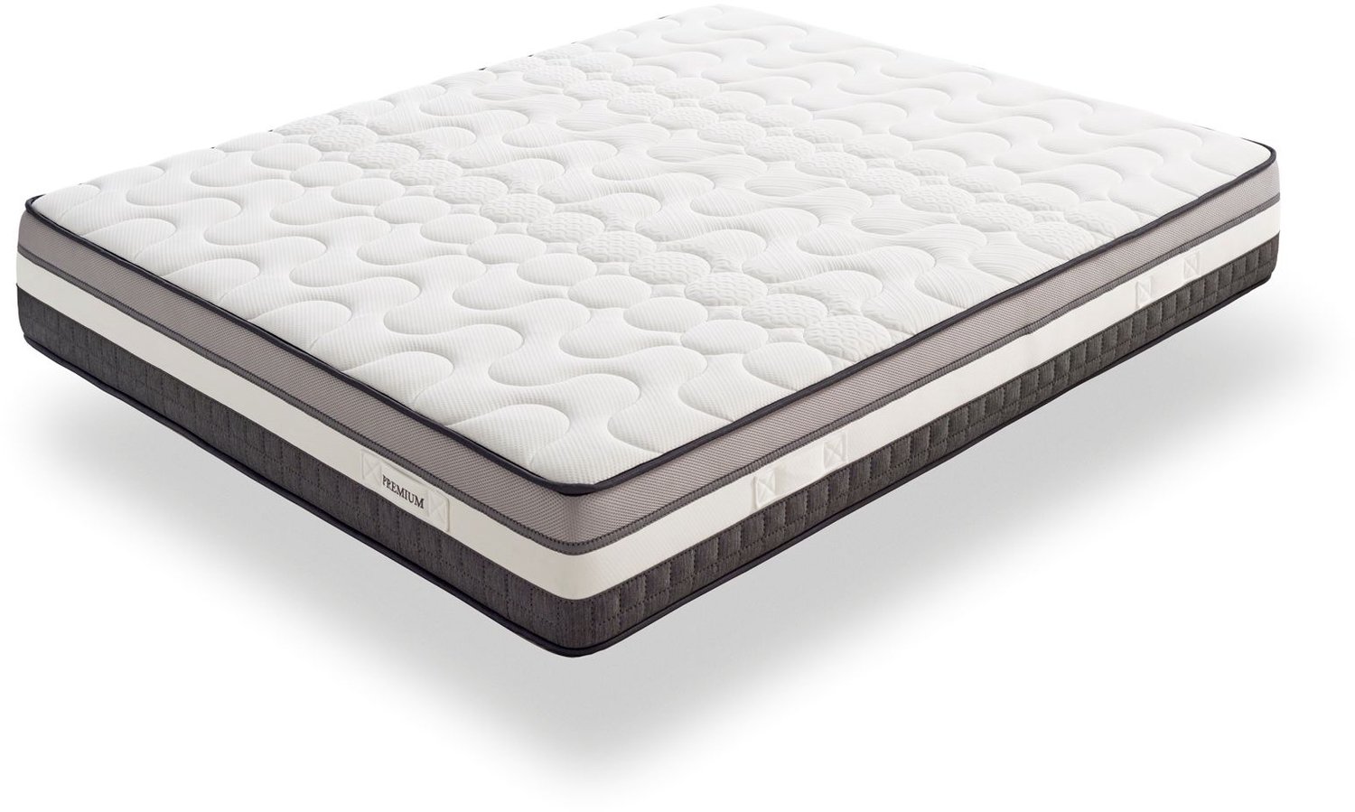 Matris Colchón Visco Luxury Memory Gel Premium 140X190 Altura 30 Cm +/- 2 - Stevigheid: Medium-Hoog Wit