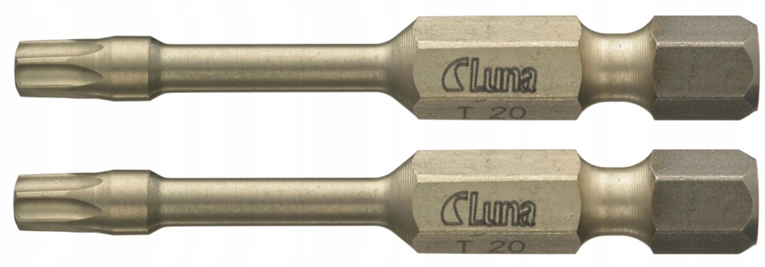 Luna PRIME TX20 Torx Bits 50mm - 2 stuks