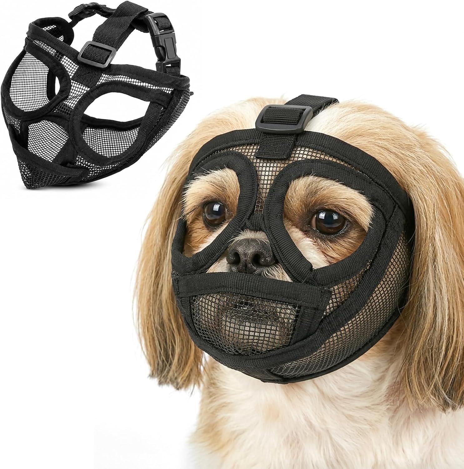 Muilkorf Franse Bulldog, muilkorf kleine honden, M, 35-46 cm