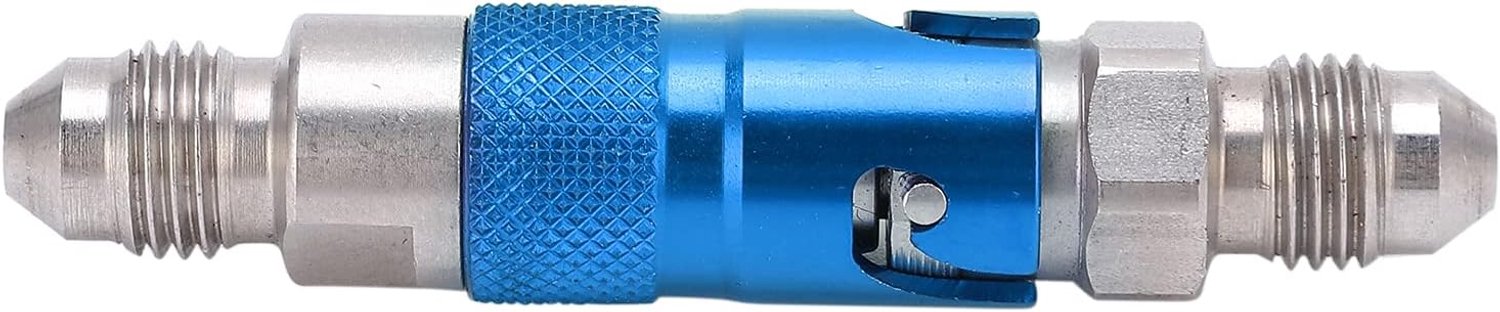 Remleidingafsluitgereedschap Zwart gecoat ontkoppelingsgereedschap voor motorfiets Auto ATV Quick Brake Fluid Line Blocker voor veilige reparatie (Blauw)
