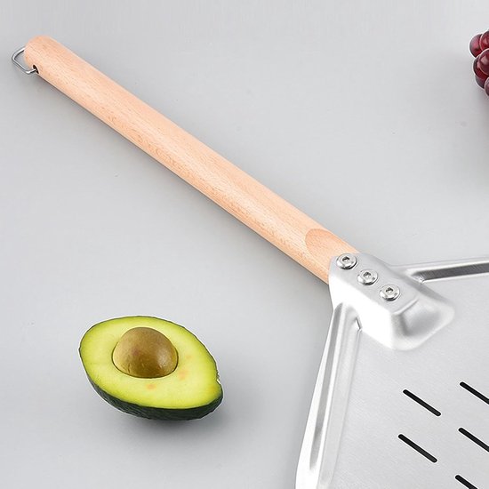 Peel 12 Inch RVS Geperforeerde Oven Draaien Tool — afbeelding 4