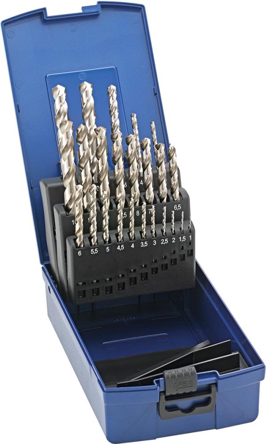 Spiraalborenset DIN338 HSSE geslepen type N 1-10,5mm FORTIS