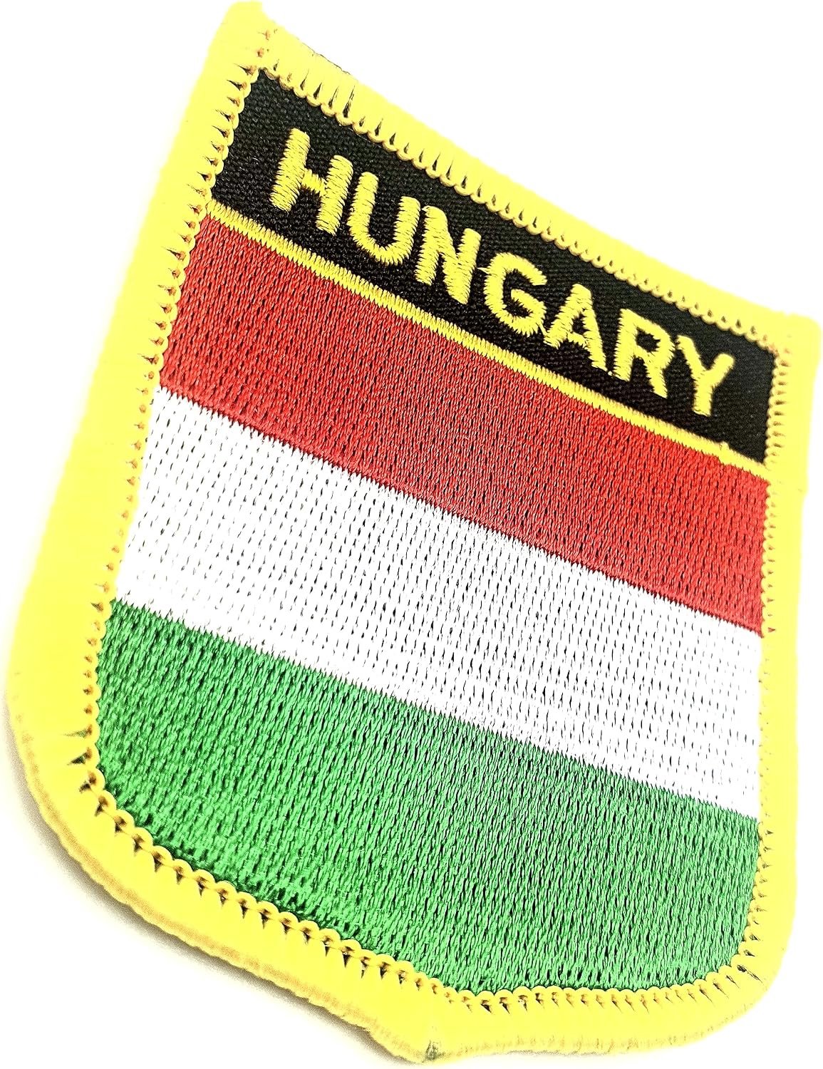 Hongaarse EU vlag opstrijkbare geborduurde stof naaien patch Pack van 1