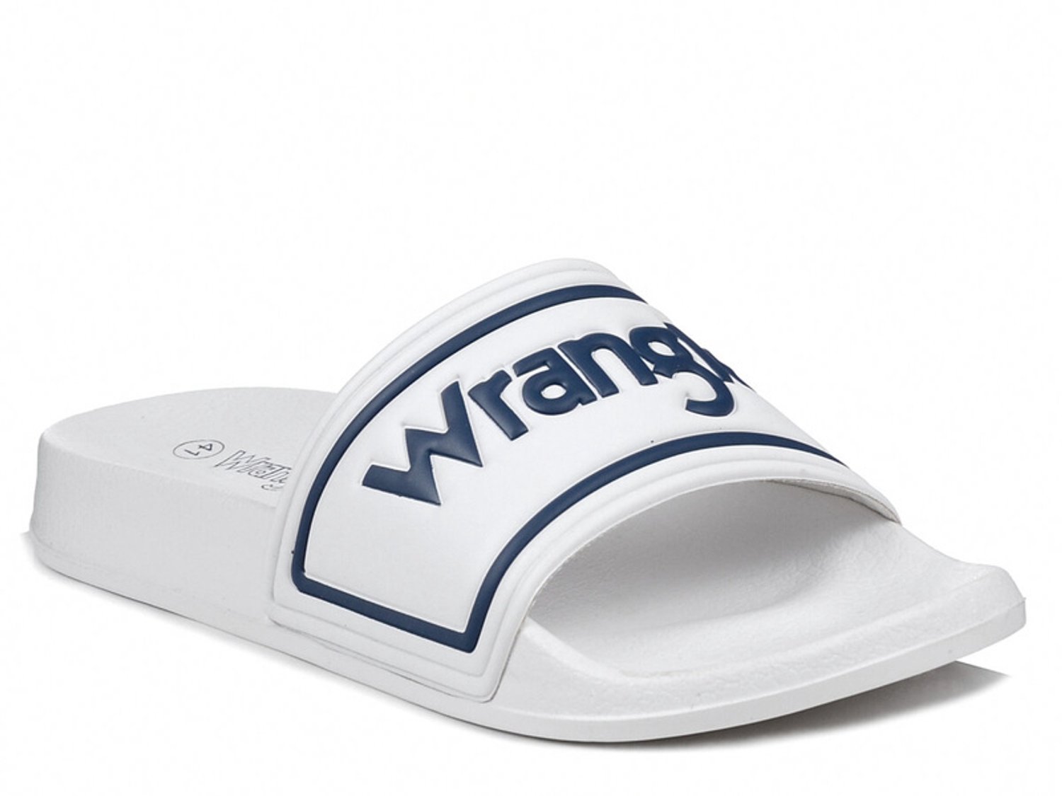 Wrangler Averell Slider Heren Slippers Schuim Wit