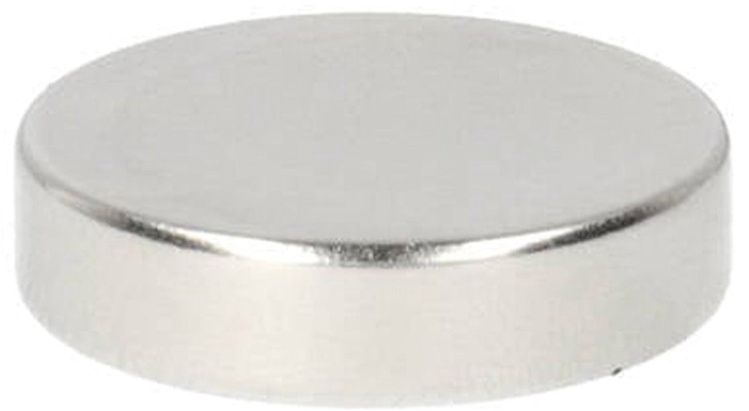 Neodymium Schijfmagneet Ø20 x 5 mm N35 NiCuNi – 5 stuks
