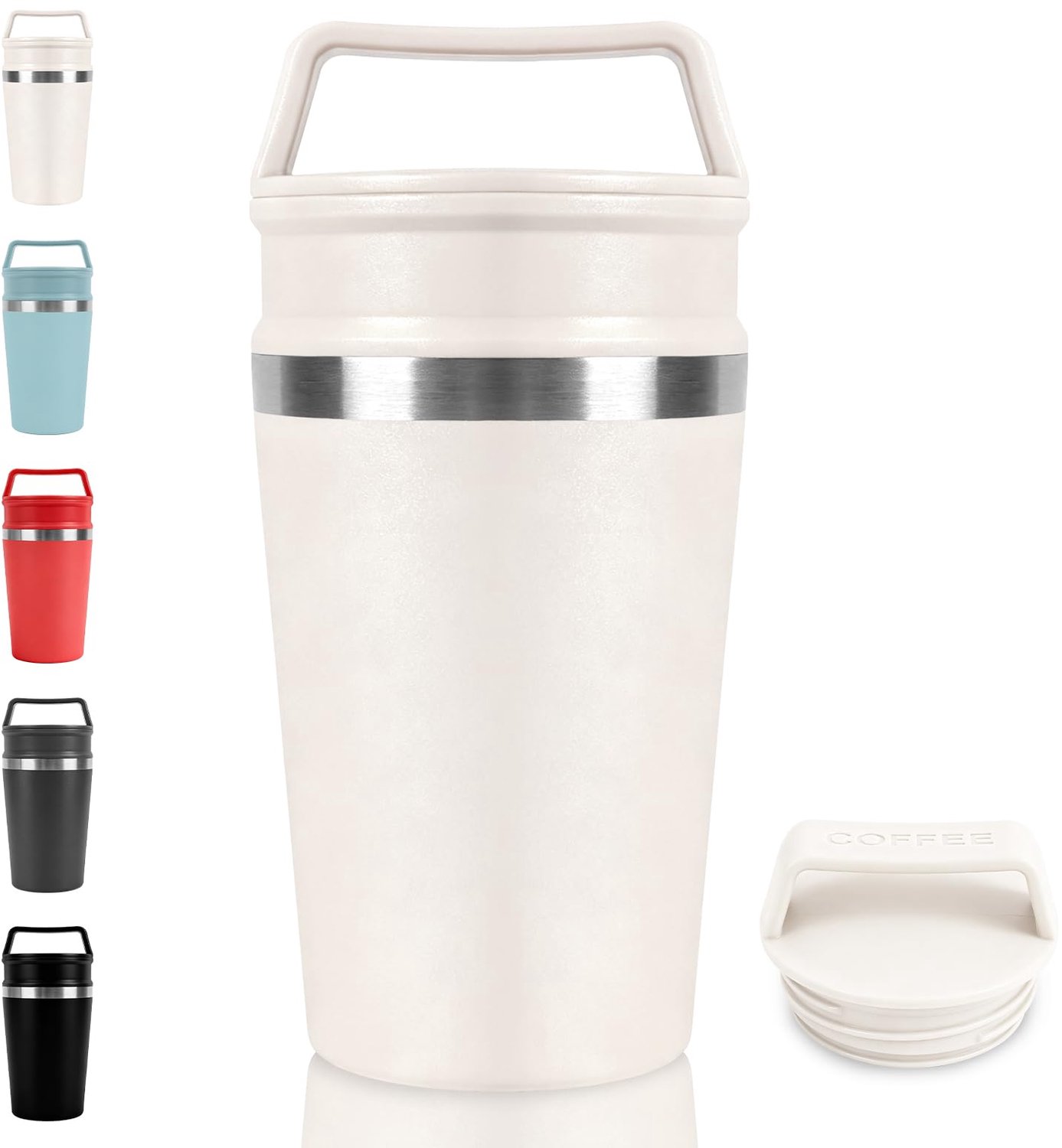 Thermosbeker To Go - 320 ml - Lekvrij en Wit