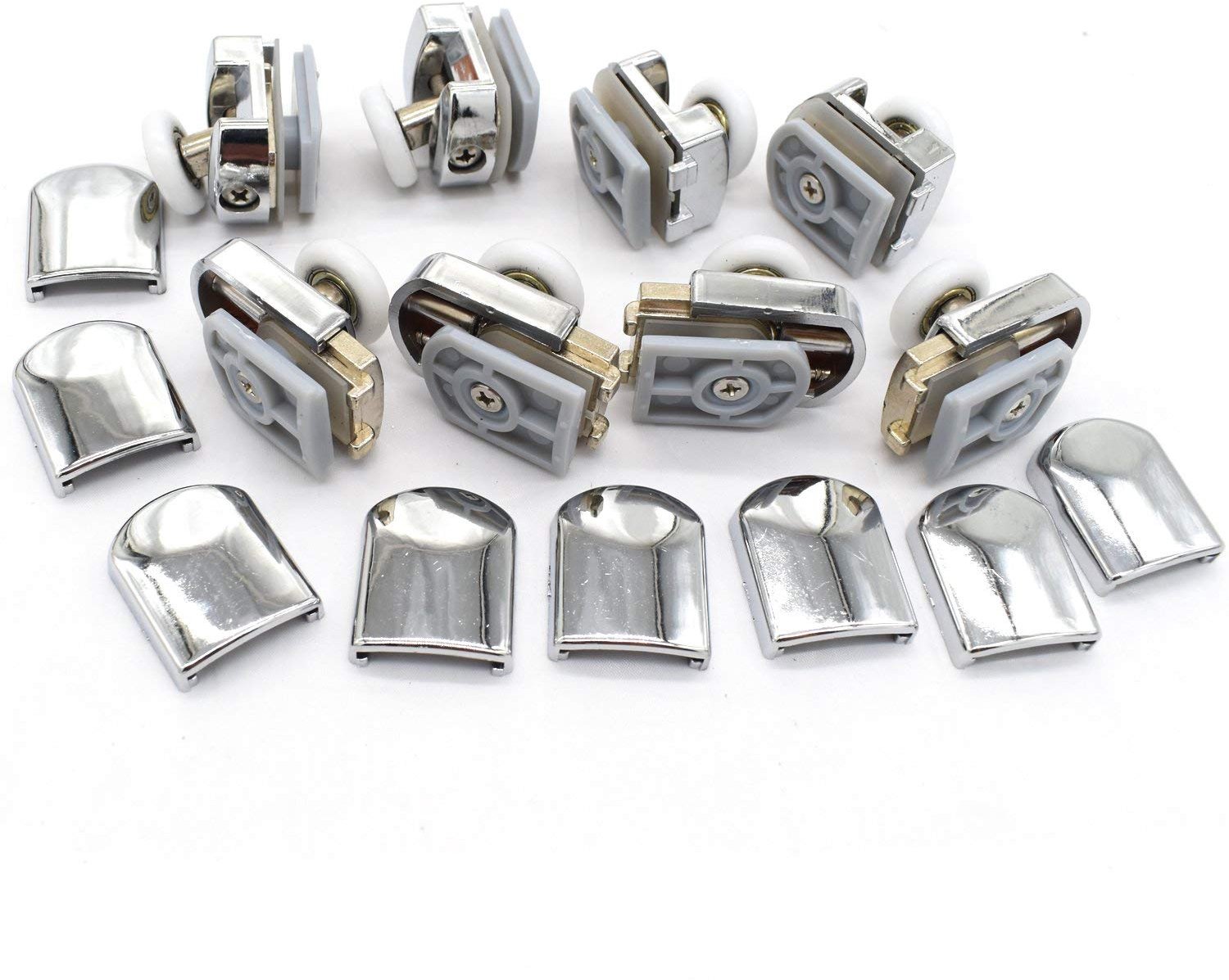 Set van 8 Douche Deur Rollers 20mm