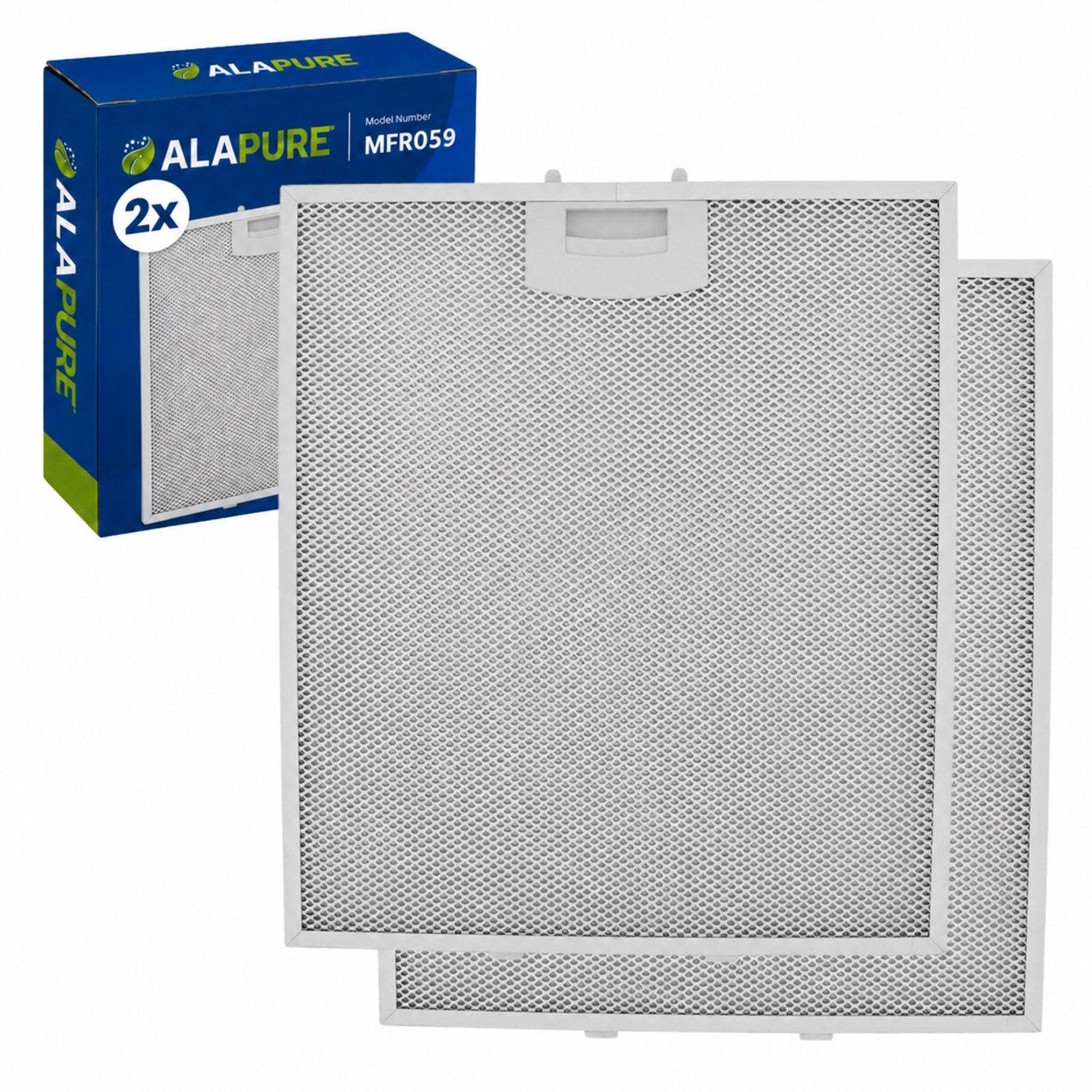 2x Metaalfilter voor Balay 363095 / 00363095 320x280x8mm