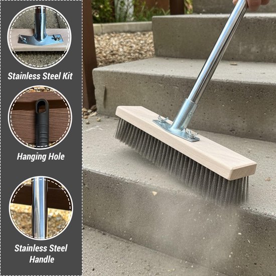 Heavy Duty Draadborstel voor Buiten met Metaal Handvat — afbeelding 4
