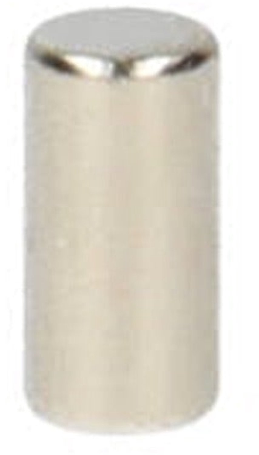 Neodymium Staafmagneet Ø3 x 6 mm N48 NiCuNi – 30 stuks