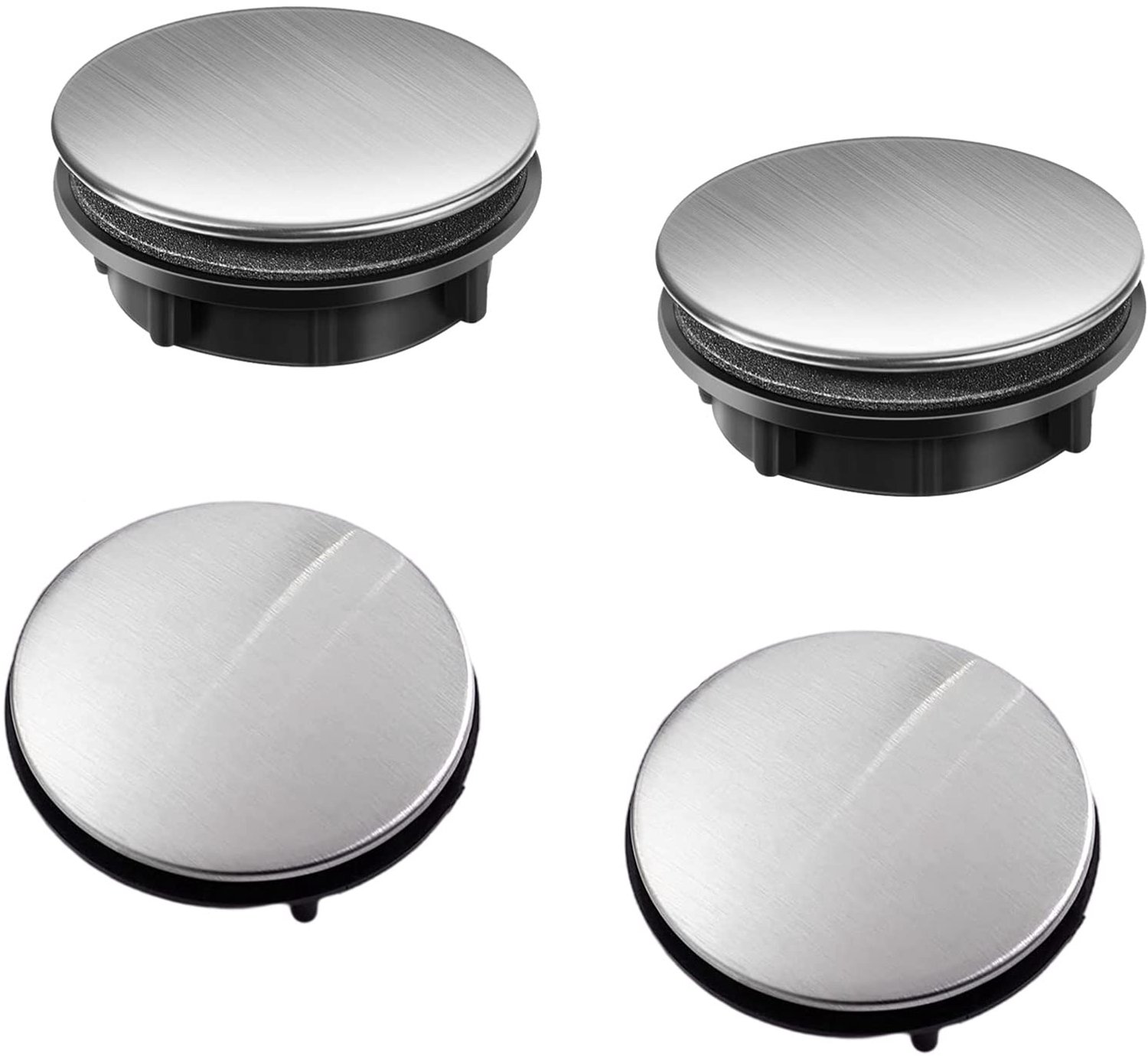 Set van 4 RVS Kraangaten Lids voor Keuken en Badkamer
