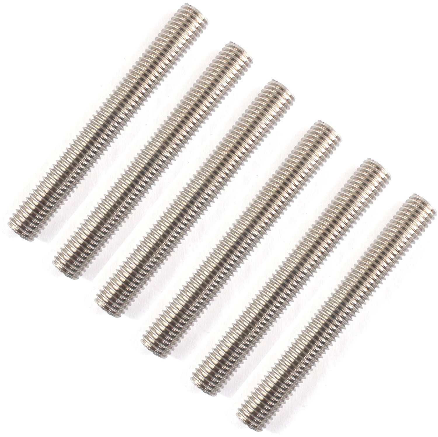 6 Stuks M12x110 Roestvrij Stalen Schroefstangen