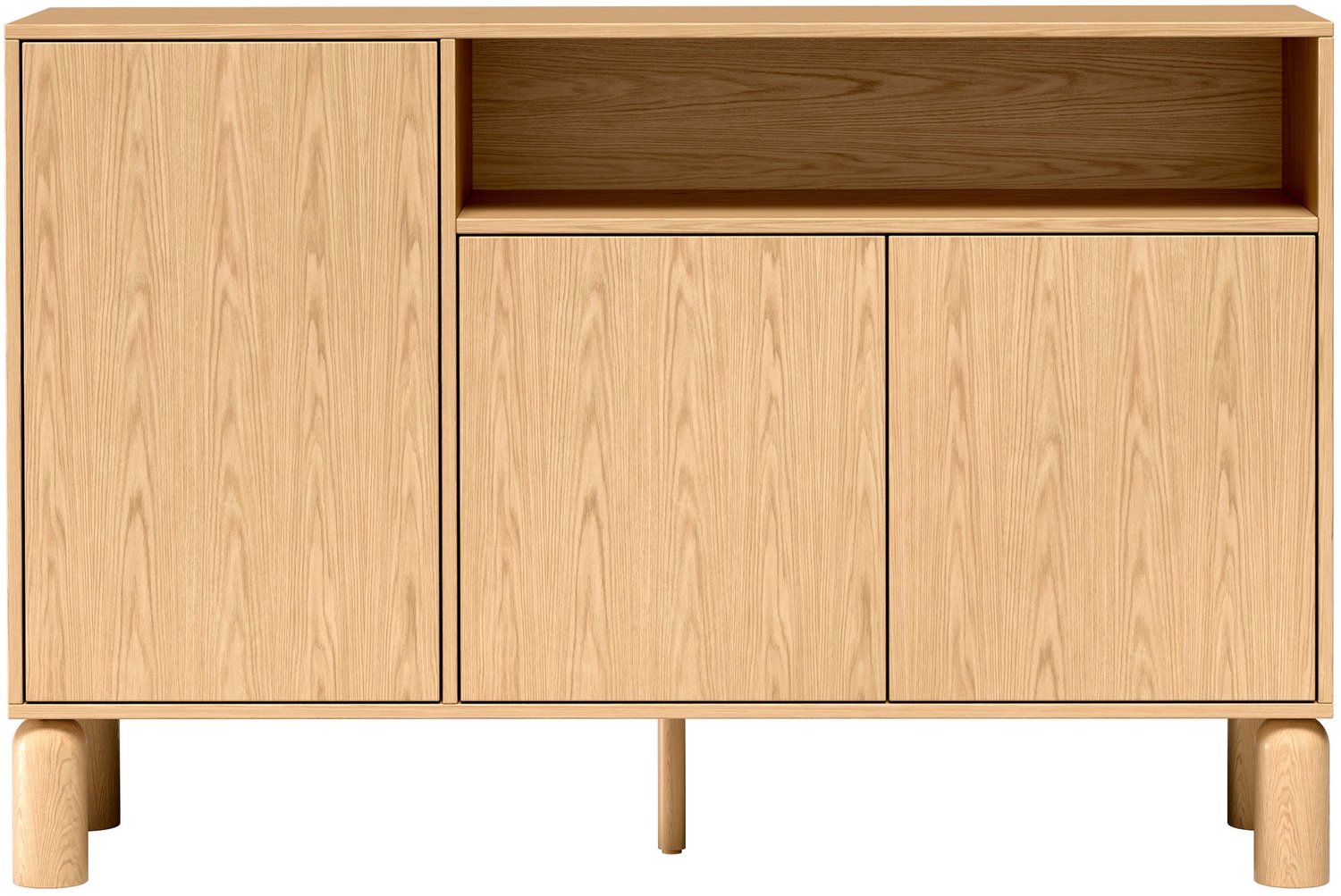 Selsey Sanden – Dressoir, bookmatch eiken, 140 cm