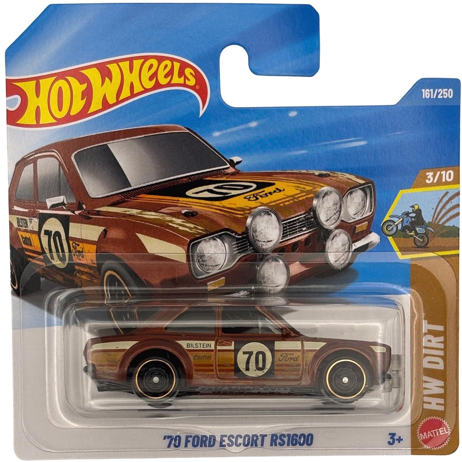 Modelauto '70 Ford Escort RS1600 - HW Dirt Serie 1:64
