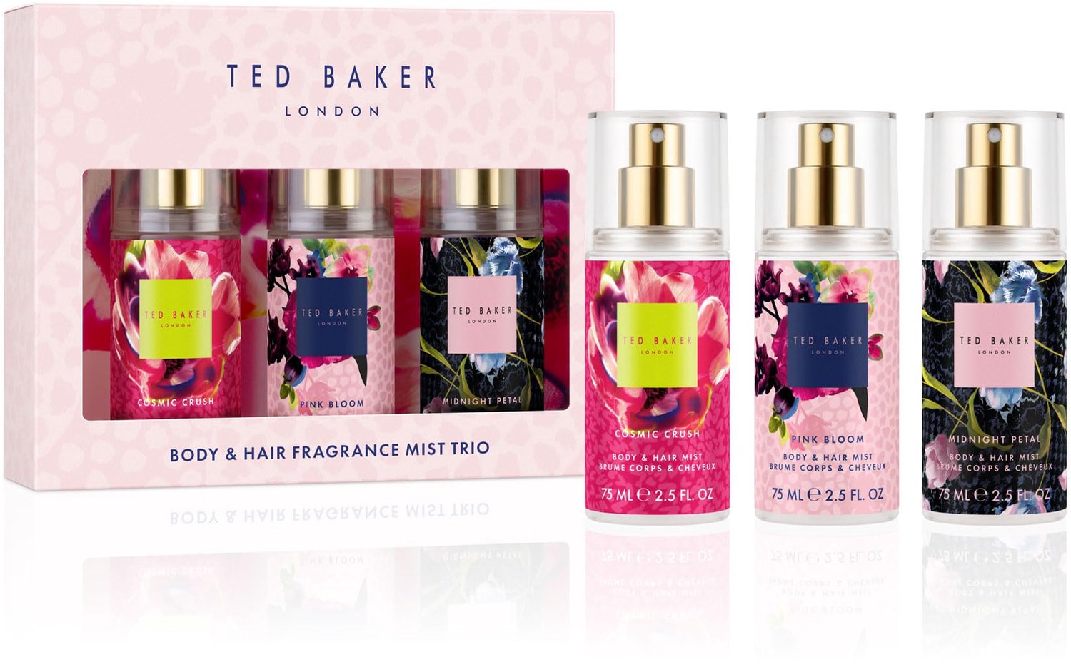Mini Geur Mist Trio Set voor Vrouwen (3 x 75ml)