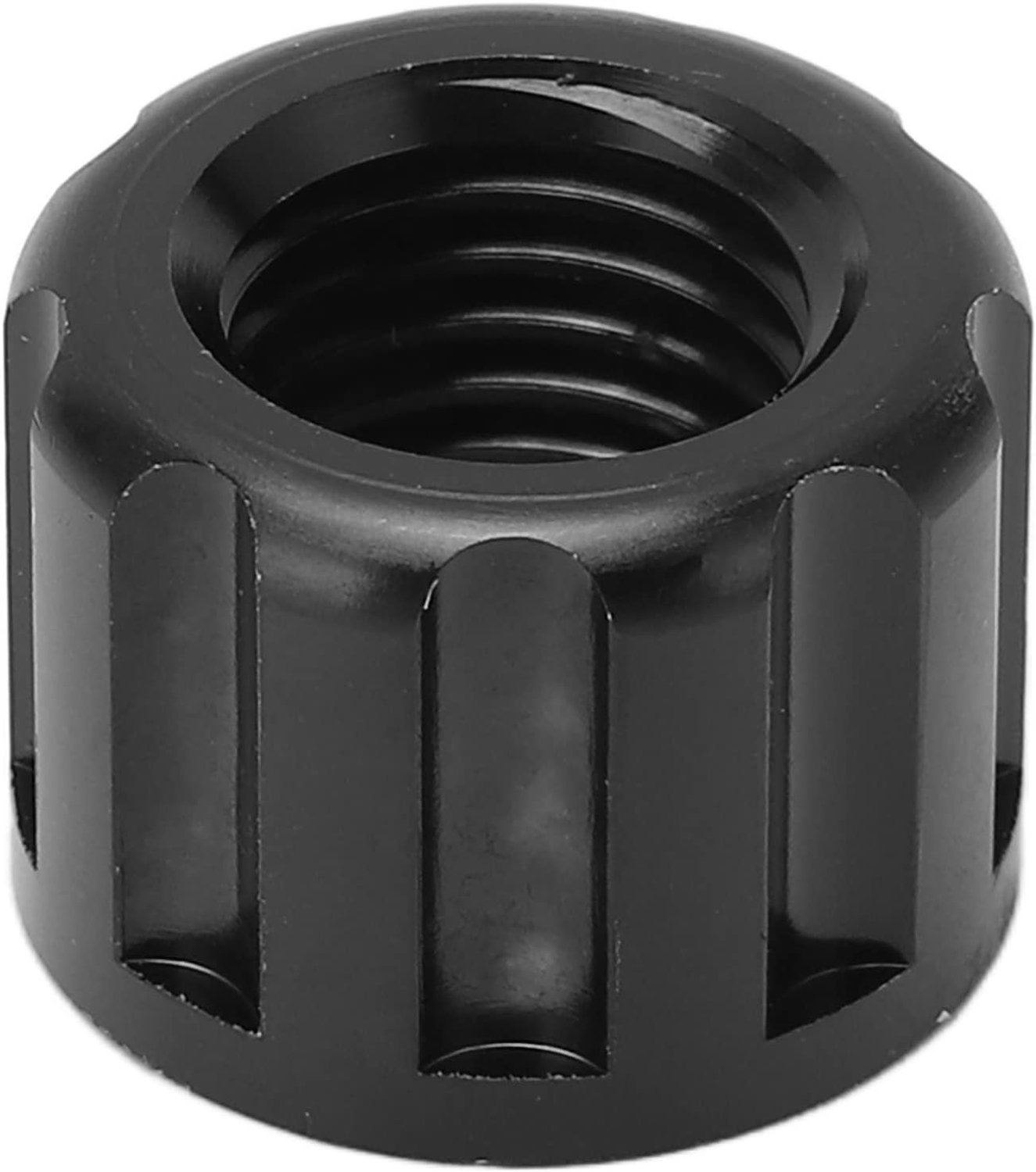 Dailygoods- Steekas Moer Aluminium - M12 X 1,5mm - Fiets Accessoire - Mountainbike - Binnendiameter 12mm - Eenvoudig te installeren - Fietsnaven