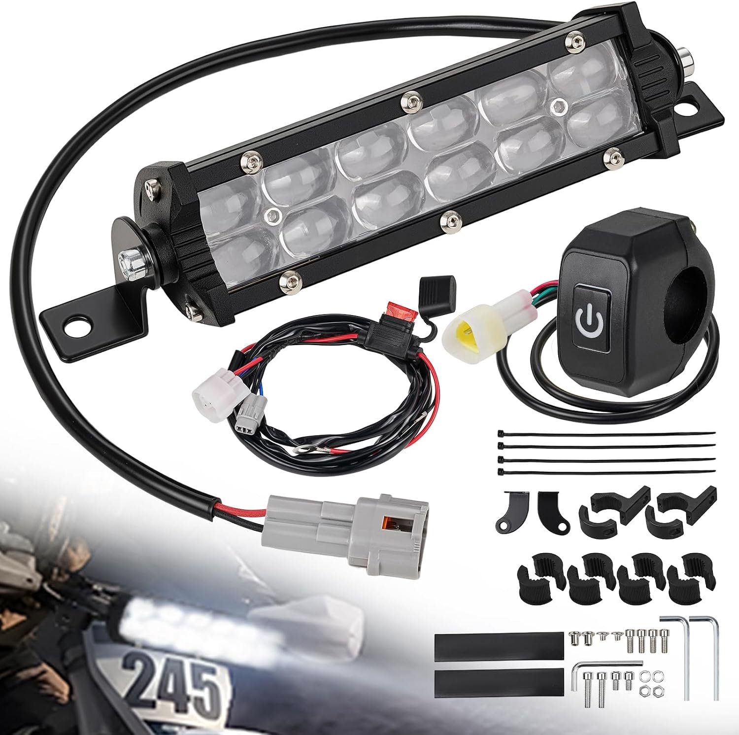LED headlight universal for Beta Sur Ron Talaria 50 125 Dirt Pit, motocross - ShopVlot