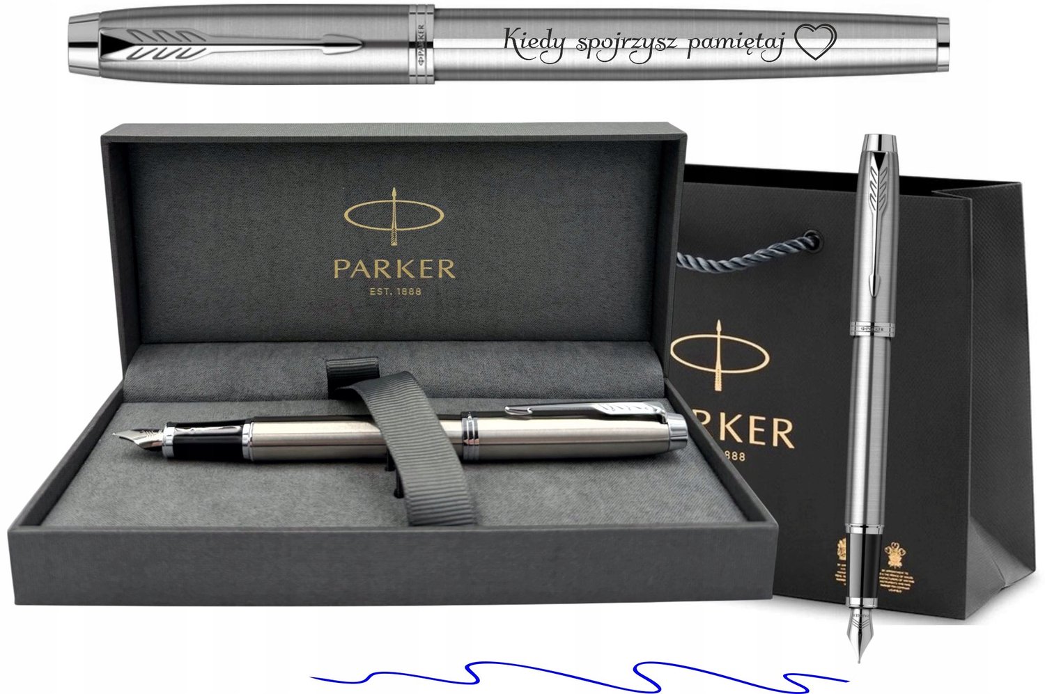 Parker IM Vulpen met Gravure - Luxe Cadeau Set