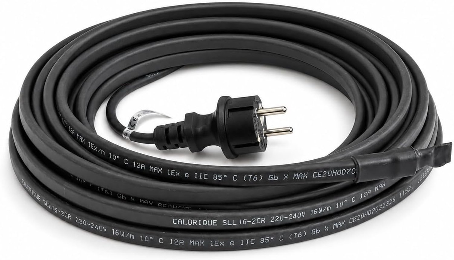 heating cable SLL 16W/m, 2 m, to protect against frost damage to gutters and outdoors, pipe guide heating, frost-free - ShopVlot