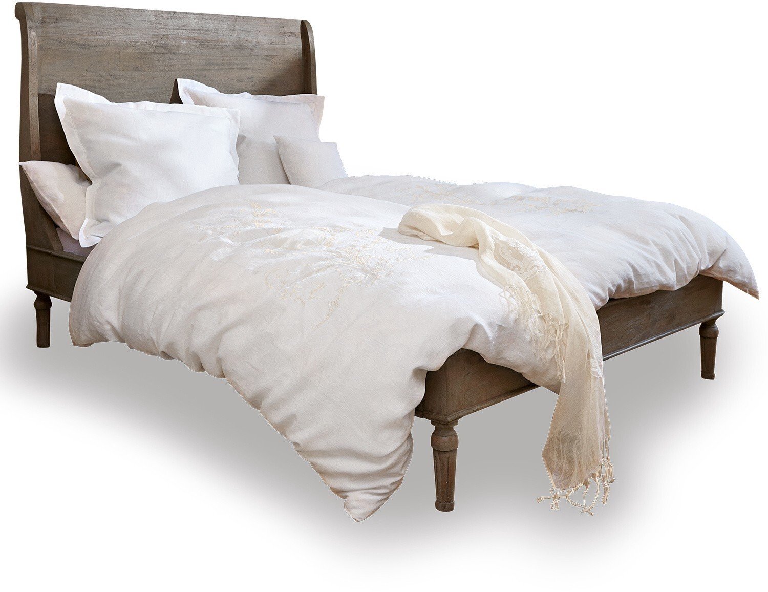 Loberon Bed Saint-Germier bruin