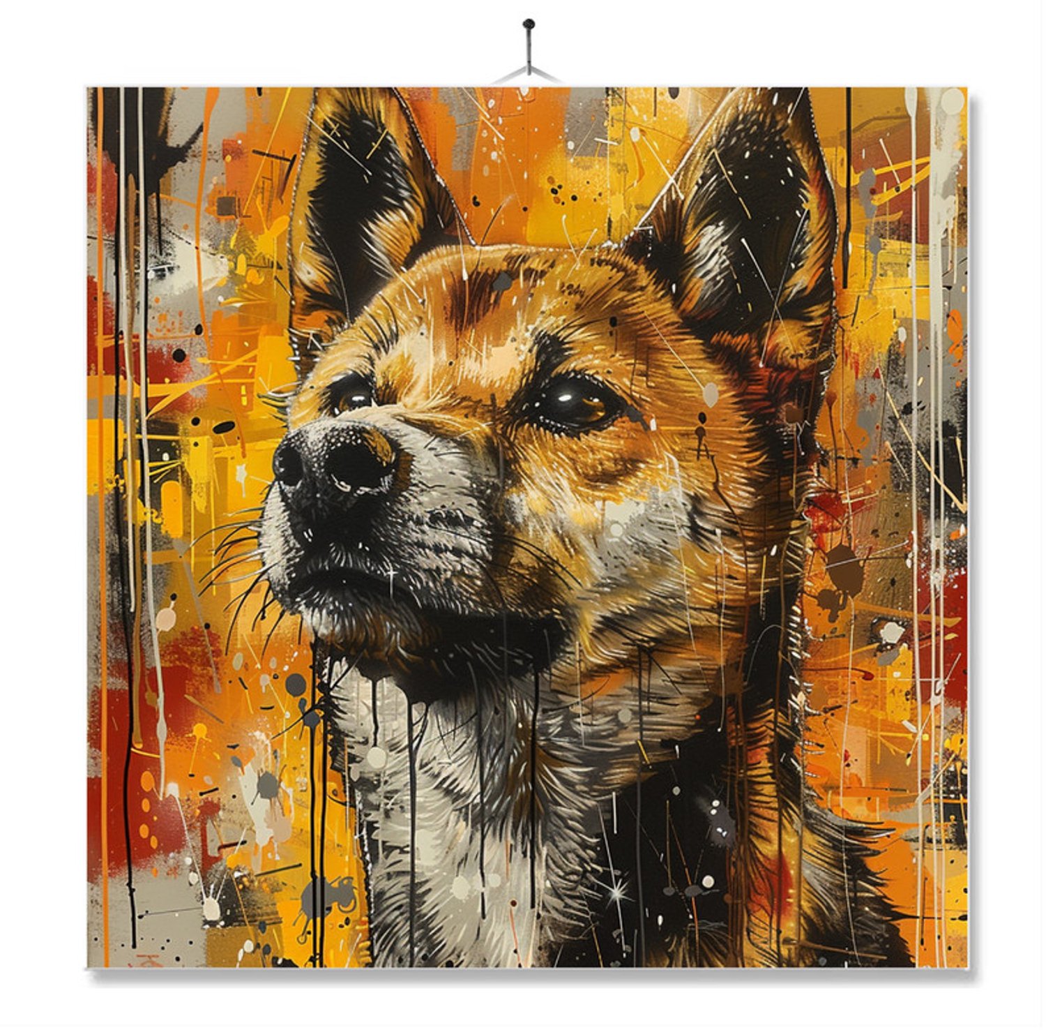 MC Living Tegel Met Opdruk | Geschenk | Art | Kunst | Shiba Ontwerp 2