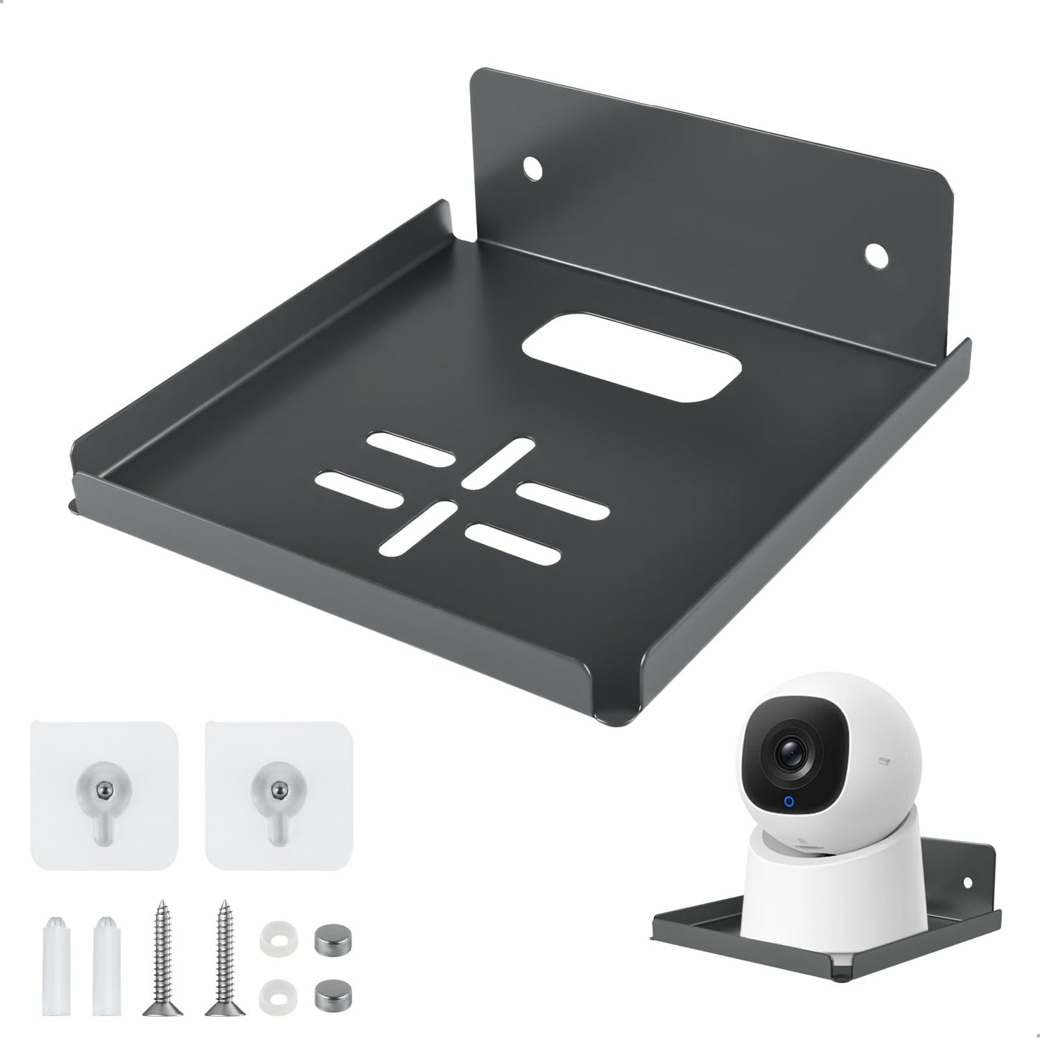 Camera Houder met Bevestiging voor Muurmontage zonder Boren
