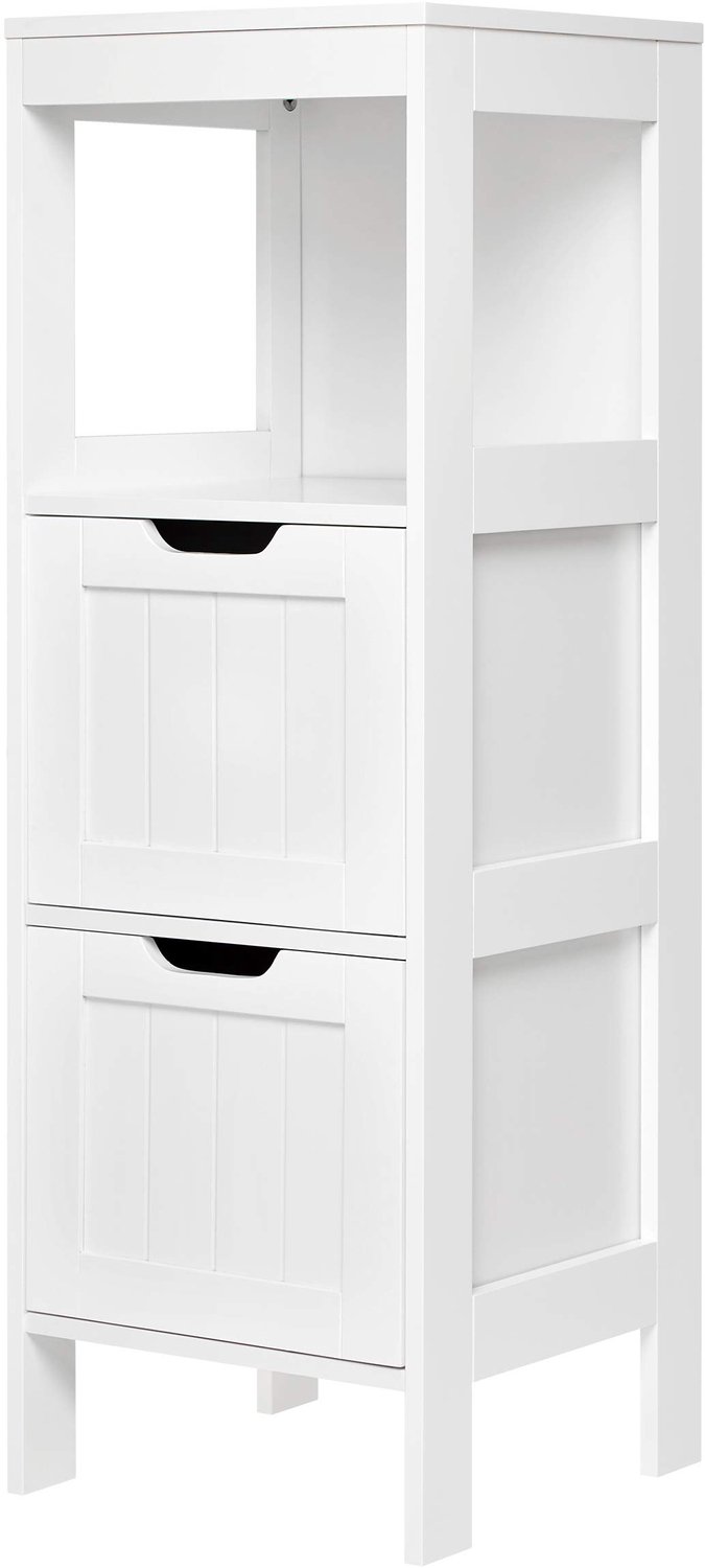 Moderne Badkamerkast met 2 Lades, Wit