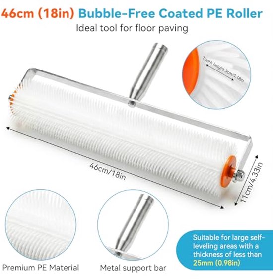 Grondverbeteraar - Prickle Roller Leveling Agent - Groen — afbeelding 3